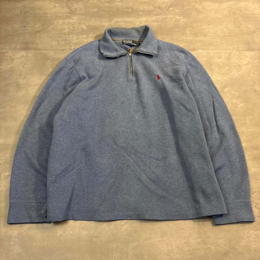 Polo Ralph Lauren Quarter Zip Cotton Sweater